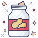 Peanut Butter Peanut Jar Peanut Jam Icon