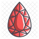 Pear Diamond Gem Icon