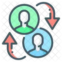 Peer To Peer  Icon