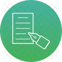 Pen Writing Content Writing Icon