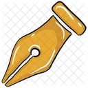 Pen Nib Signature Autograph Icon