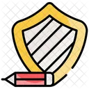 Pencil and shield  Icon