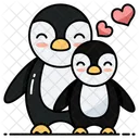 Penguin Daddy Emperor Penguin Flightless Birds Icon