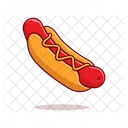 Hot dog  Icono