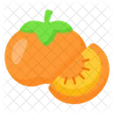 Persimmon Fruit Food Icon