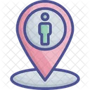 Person Area Residence Map Pin Icon