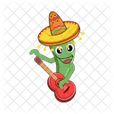 Mexico Pimenta Personagem Ícone