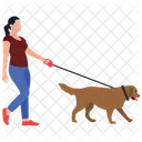 Pet Walker Dog Walk Jogging Icon