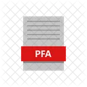 Pfa Datei Pfa Woff Symbol