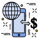 Phone Device Earth Icon