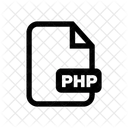 PHP、ファイル、コーディング アイコン