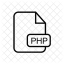 PHP、ファイル、コーディング アイコン