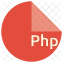 PHP、ファイル、フォーマット アイコン