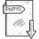 PHP、ドキュメント、フォーマット アイコン