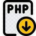 Archivo Php Caido Icono