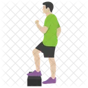 Physical Exercise Stretch Muscle Workout Icon