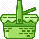 Picnic Basket Wicker Icon