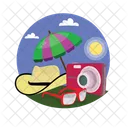 Picnic Basket Holiday Icon