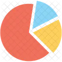 円グラフ、チャート、グラフ アイコン