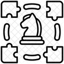 Piece Jigsaw Marketing Icône