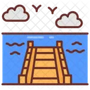 Pier Dock Bridge Icon