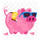 Pigs Stickers Cute Swine Cute Hog Icon