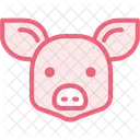 Pig Hog Animal Icon