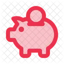 Piggy Bank Save Money Cost Saving アイコン