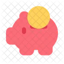 Piggy Bank Saving Cost Saving アイコン