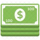 Pile Banknotes Money Icon