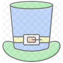 Pilgrim Hat Lineal Color Icon Icône