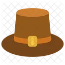 Pilgrim Hat Thanksgiving Pilgrim 아이콘