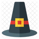 Pilgrim Hat Hat Thanksgiving Icône