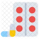 Pills Strip Capsules Drugs Icon