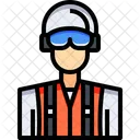 Pilot Skydiver Captain Icon