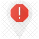 Pin de alerta  Icono