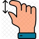 Pinch Expression Gesture Icon