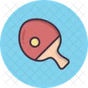 Ping Pong Paddle Icon