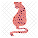 Pink Panther Jaguar Animal Icon