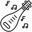 비파 중국 악기 류트 아이콘
