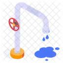 Pipe Leakage Water Icon