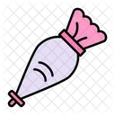 Pastry Bag Bakery Cream Icon