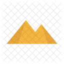 Piramide Desierto Egipto Icono