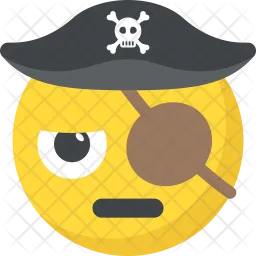 Piraten-Emoji  Symbol