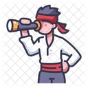 Spyglass Pirate Nautical Icon