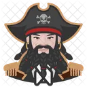 Pirate Caucasian Man アイコン