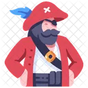 Captain Pirate Hat Icon