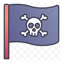 Flag Pirate Skull Icon