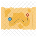 Pirate Map Chart Location Icon