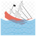 Pirate Ship Pirate Boat Pirate Sloop Icon